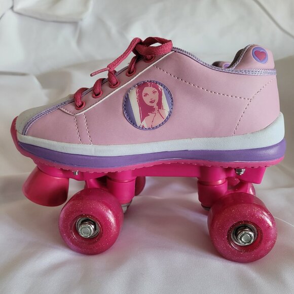 Vtg Barbie Sparkle Wheels Roller Skates Youth SZ 2 - Picture 5 of 15